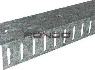 rondo 92mm x 3000mm 1.15bmt slotted deflection head track