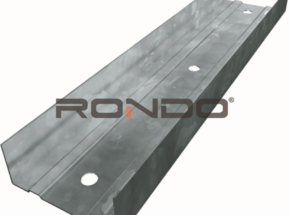 rondo 76mm x 3000mm 0.70 bmt deflection head track