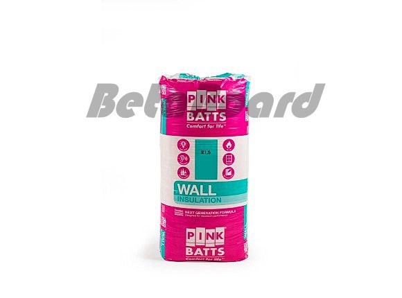 pink batts r1.5 1160mm x 580mm x 70mm 16.2m² insulation - 24 pack