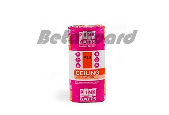pink batts r2.5 1160mm x 580mm x 130mm 10.8m² ceiling insulation - 16 pack