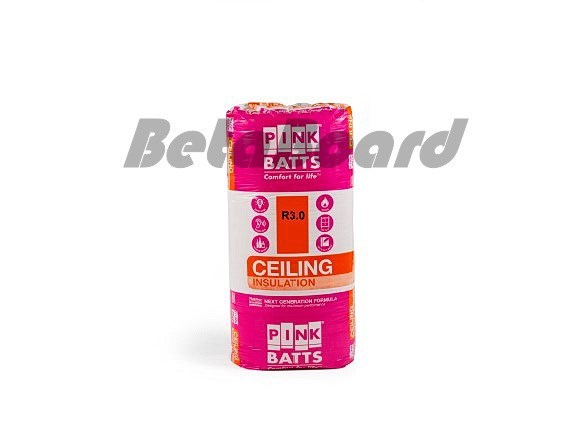 pink batts insulation r3.0 1160mm x 580mm 10.8m² ceiling insulation - 16 pack