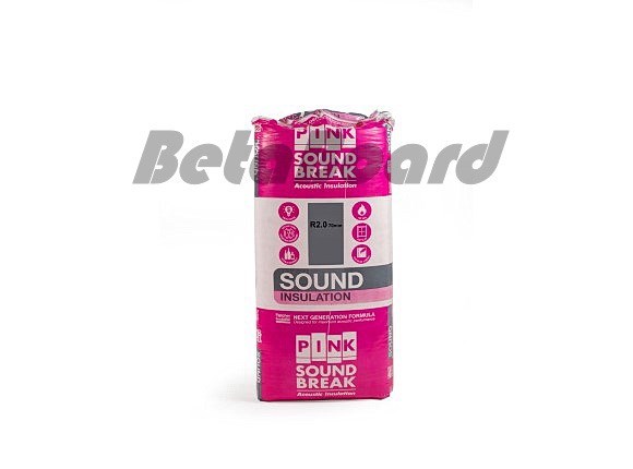 pink soundbreak batts r2.0 1200mm x 600mm x 70mm 7.2m²- 8 pack