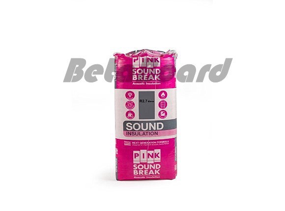 pink soundbreak batts r2.7 1200mm x 600mm x 90mm 5.76m² - 8 pack