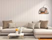 Modern living room with EasyCraft Easy VJ 100 wall panels