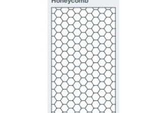 2745x1200x9.5mm expression clad honeycomb pattern - made to order only