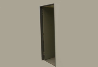 clear anodised ion aluminium door kit 2100x920 (2040 door) to suit  92mm wall and 13mm plasterboard