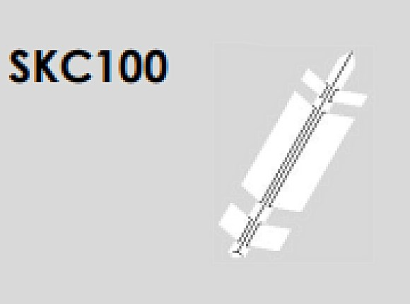 ion aluminium 100mm skirting grey corner