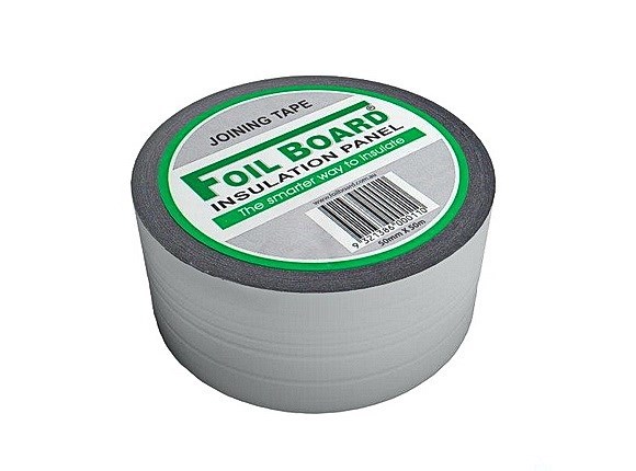 foilboard silver jointing tape 50m roll