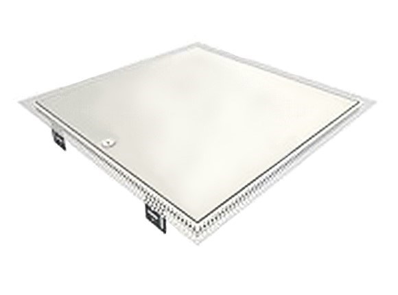 Image of metal access panel | Featured Image for ceiling access panels product category page.