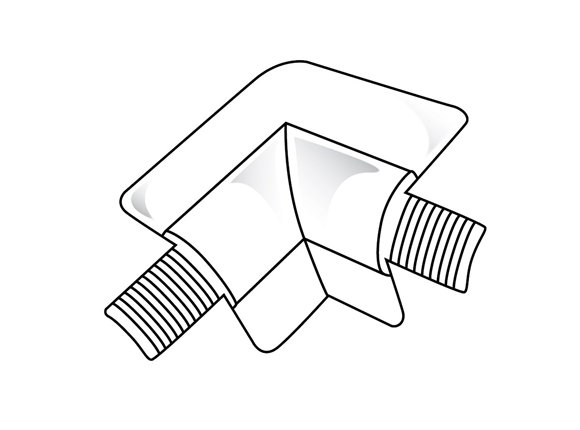 trimtex 19mm 2 way bullnose internal corner