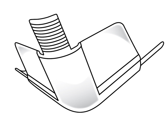 trimtex 19mm 3 way bullnose external corner