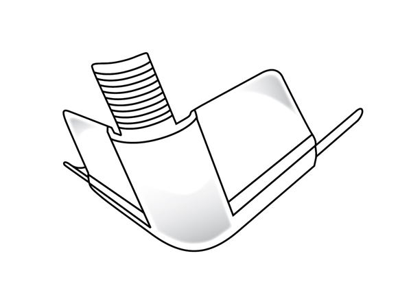 trimtex 19mm 3 way bullnose external corner