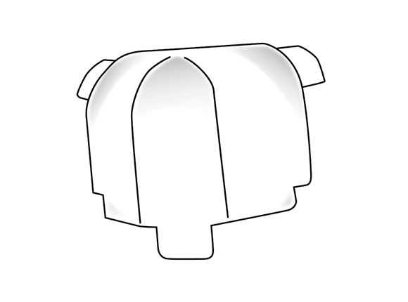 trimtex 19mm 3 way bullnose internal corner