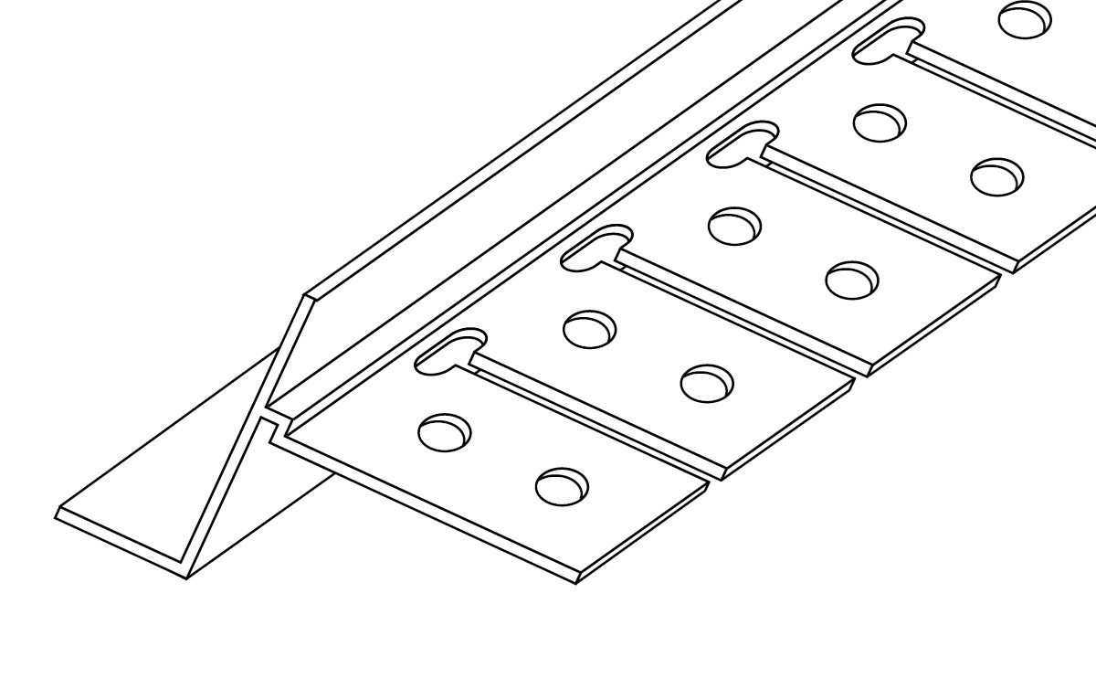 5550t trimtex 10mm flexible shadowline bead 3000mm