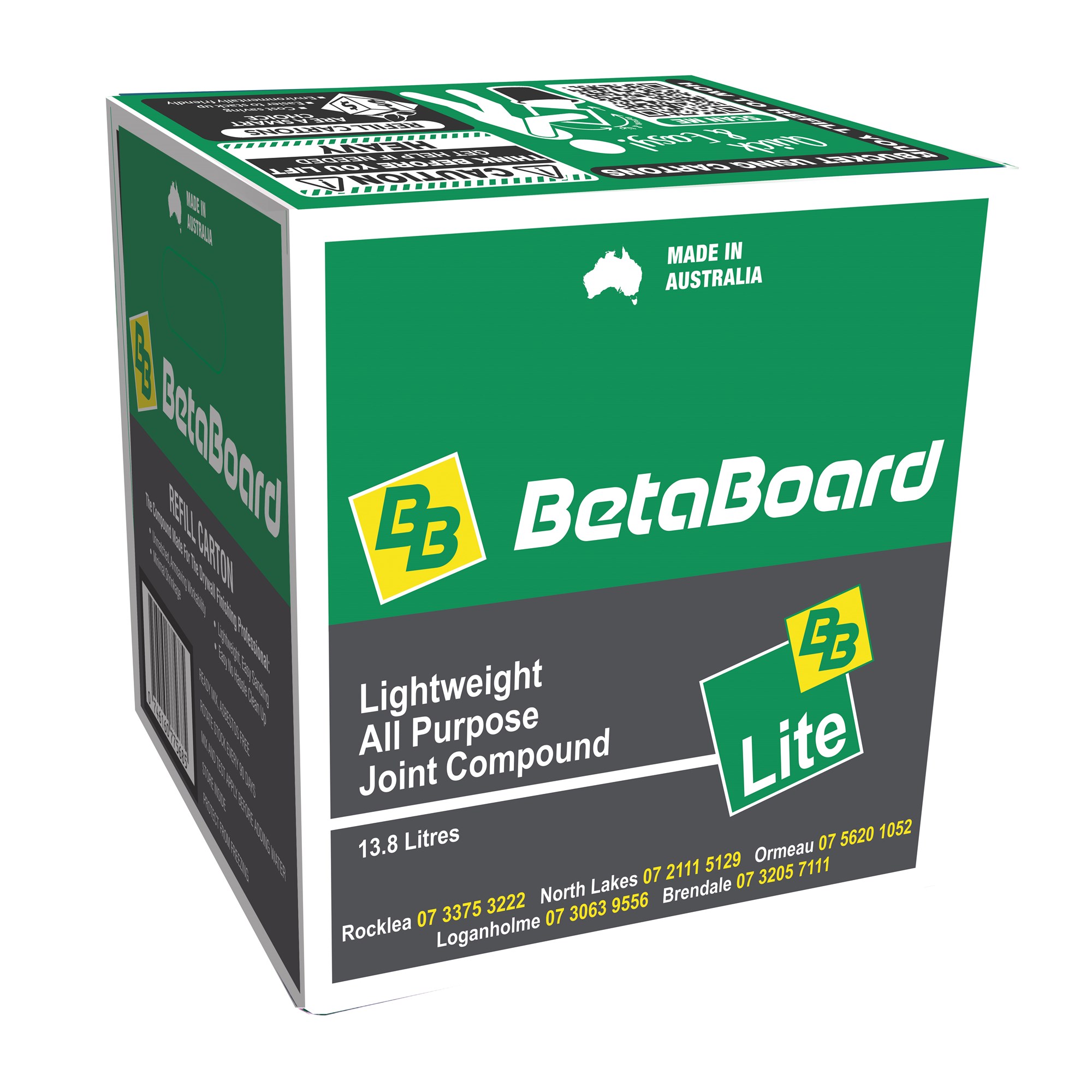 betaboard lightweight all purpose 13.8ltr box