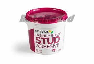boral premium bond stud adhesive 5.2kg bucket