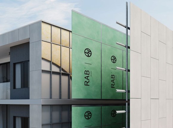 Paper Rab 6mm RAB Board for use under cladding as a rigid air and moisture barrier