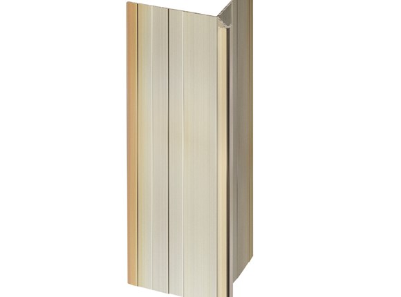 james hardie 9mm aluminium external slimline corner 3000mm