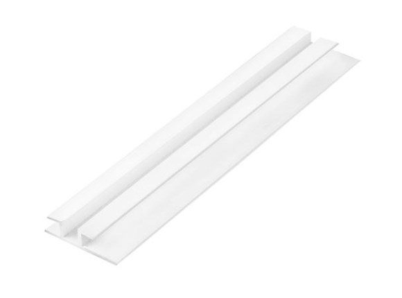 james hardie white pvc eaves joiner 3000mm x 4.5mm