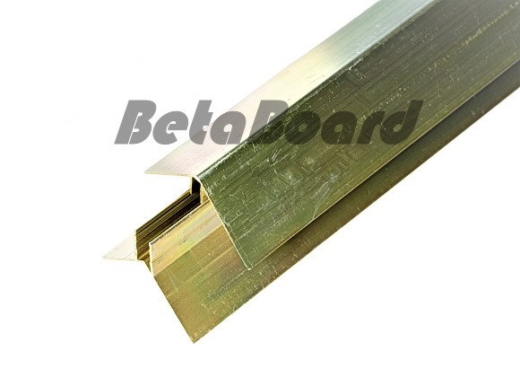 james hardie aluminium snap on corner 3000mm (2 pc set)