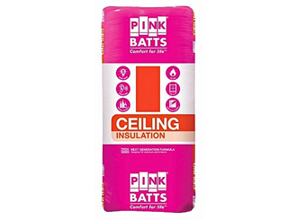 pink batts r4.1 1160mm x 580mm x 190mm 6.73m² ceiling insulation - 10 pack