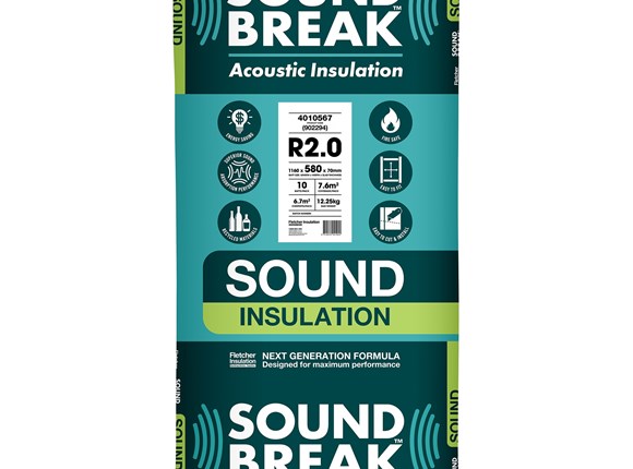 pink soundbreak batts r2.0 1160mm x 580mm x 70mm 6.73m² - 10 pack