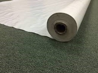 woven floor  white double laminated 1.83m x 100m roll