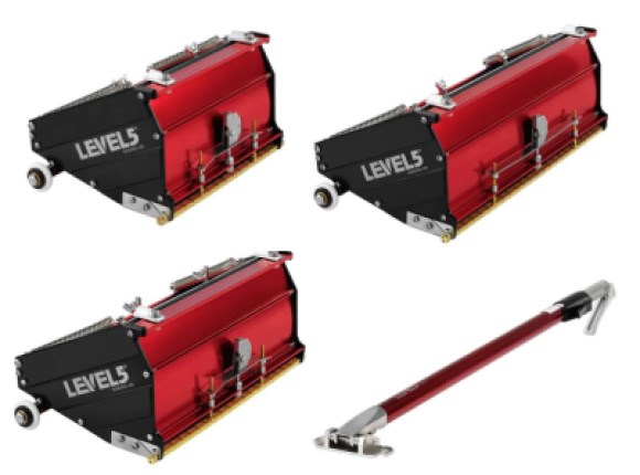 level 5 7", 10", 12" boxes with 75-105 box handle with free tee shirt