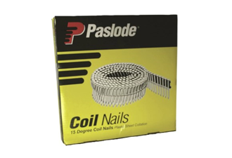 paslode 15° coil nails 50x2.5 ring hdg x 1800 b25140