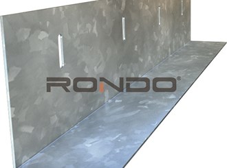 rondo 75mm x 50mm slotted angle 2400mm 1.15bmt