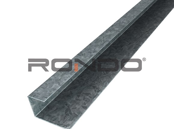 rondo furring channel wall track 3000mm to suit 16mm furring channel