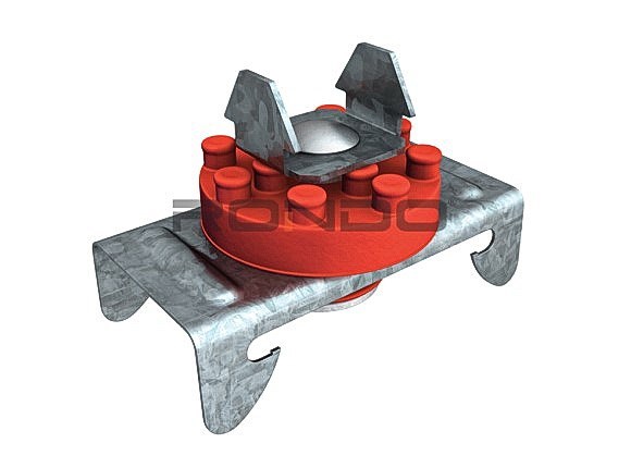 rondo suspension mount for furriing channel top cross rail