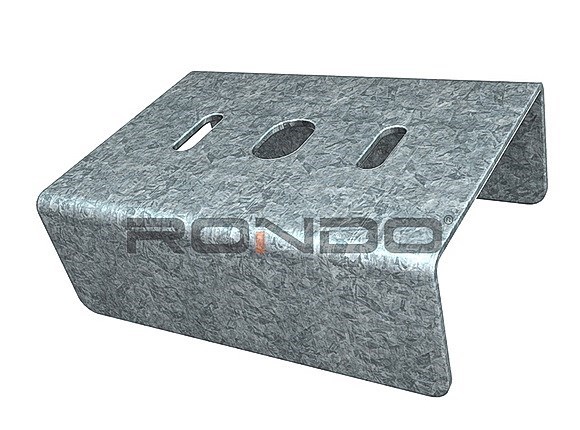 top hat fixing cleat 75 x 35 x 1.9bmt