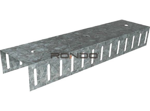 rondo 150mm x 3000mm 0.75bmt slotted deflection track
