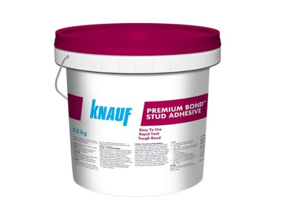 knauf premium bond stud adhesive 5.2kg bucket
