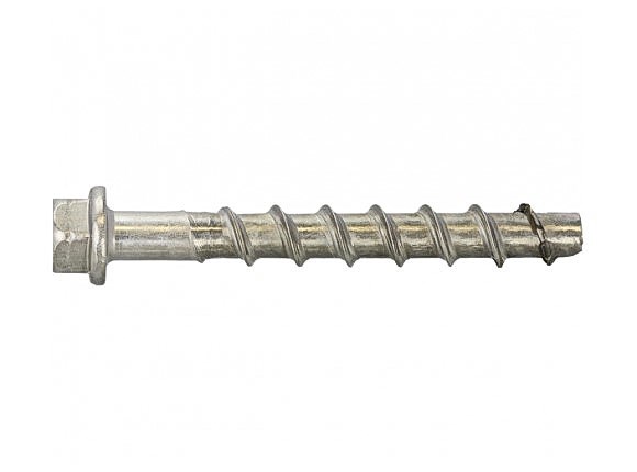 hex head screwbolt 6mm x 45mm zinc clear box 100