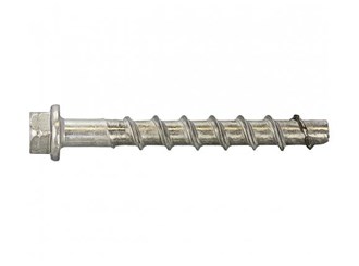 hex head screwbolt 6mm x 45mm zinc clear box 100