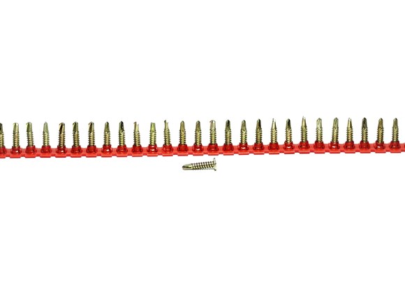 22mm flat head drill point collated screws  box 1000