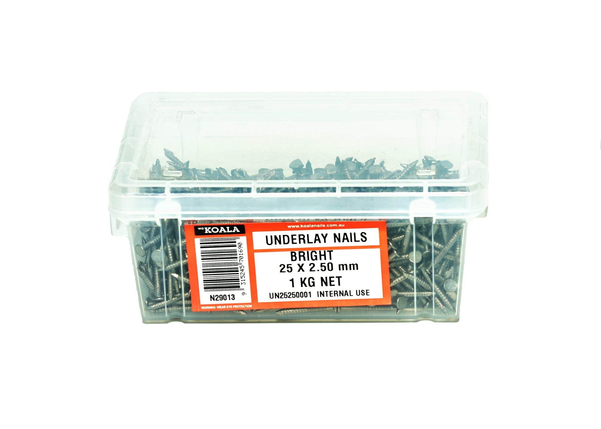 fibre cement underlay nails 1kg