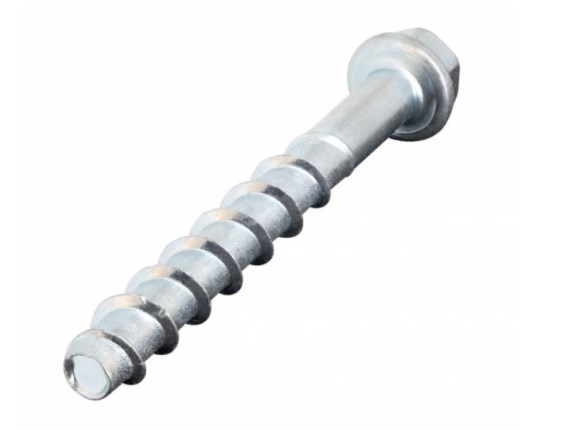 hex head screwbolt 6mm x 60mm zinc clear box 100