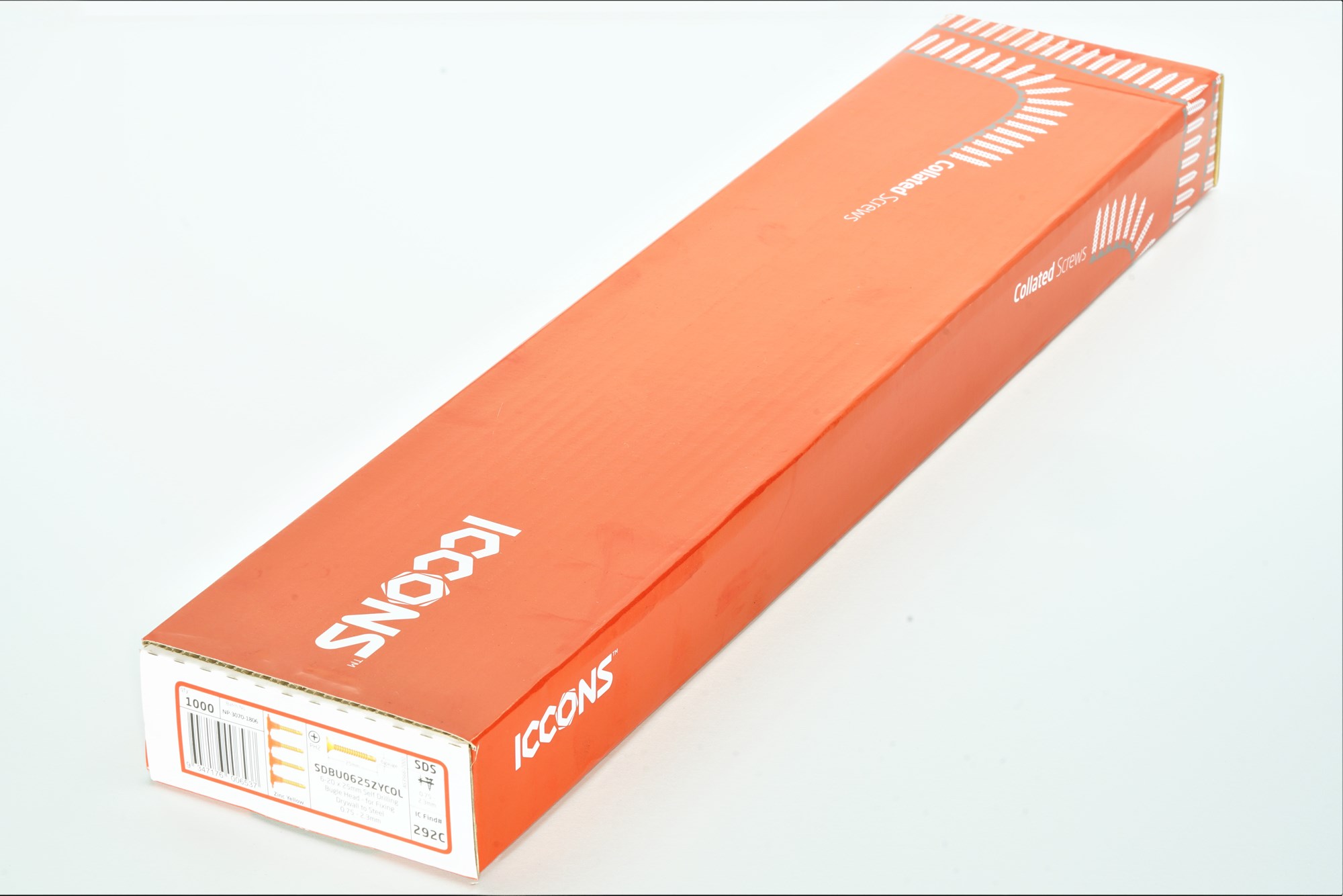 25mm needle point collated screws box 1000