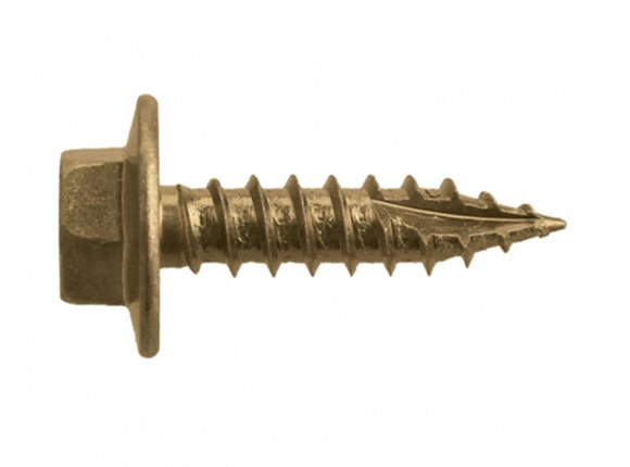 hex head screw type 17 12-11x25 zinc yellow box 500