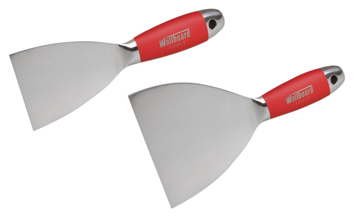 100mm wallboard  rubber grip stainless knife