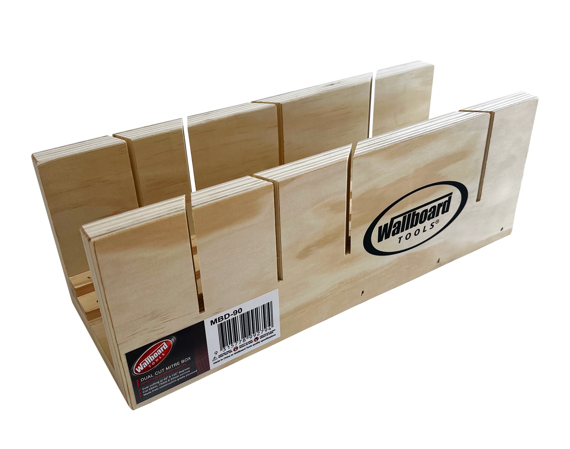 90mm, 75mm, 55mm 45 degree and obtuse mitre box
