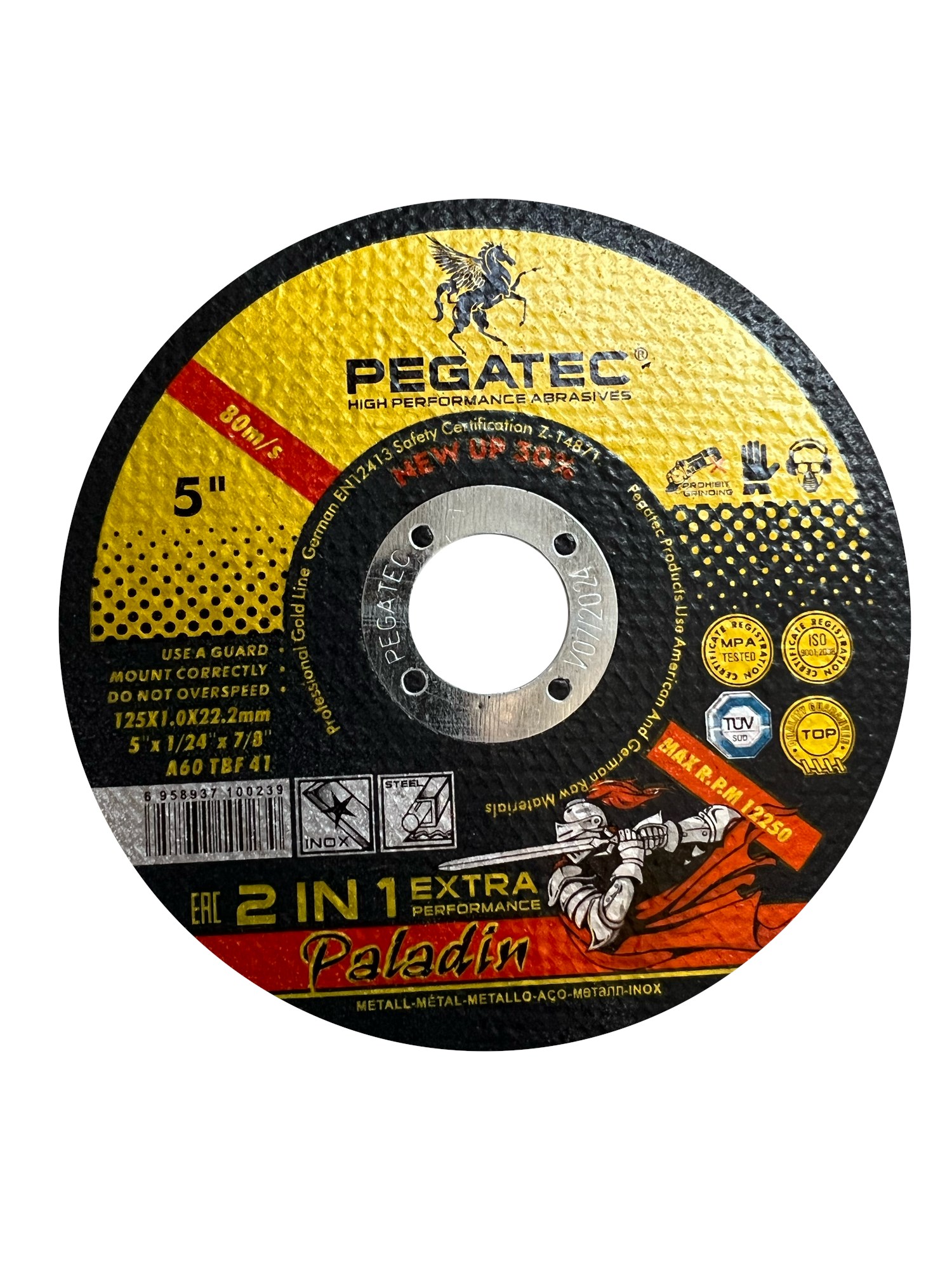 metal cutting disc 125x22x1.0mm