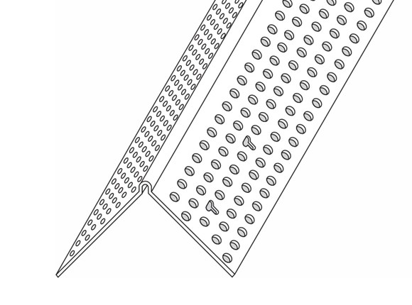 trimtex jumbo corner bead 3000mm with 45mm setting legs 72-j010